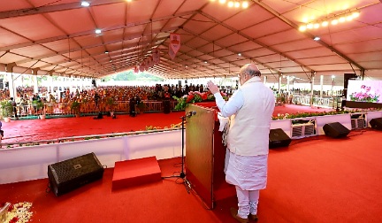 महिलाओं को अब चूल्हे के धुंए से मुक्ति मिलेगी – श्री अमित शाह